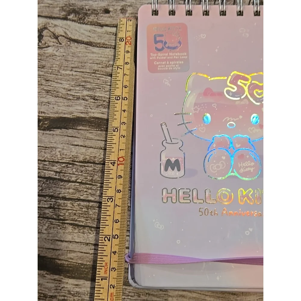 Hello Kitty x Studio Oh! 50th Anniversary Top-Spiral Notebook - NEW 8x5 (220)